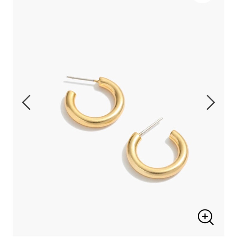 Madewell Small Chunky Gold Hoops